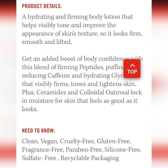 First Aid Beauty Sculpting Body Lotion - Picture 10 of 13